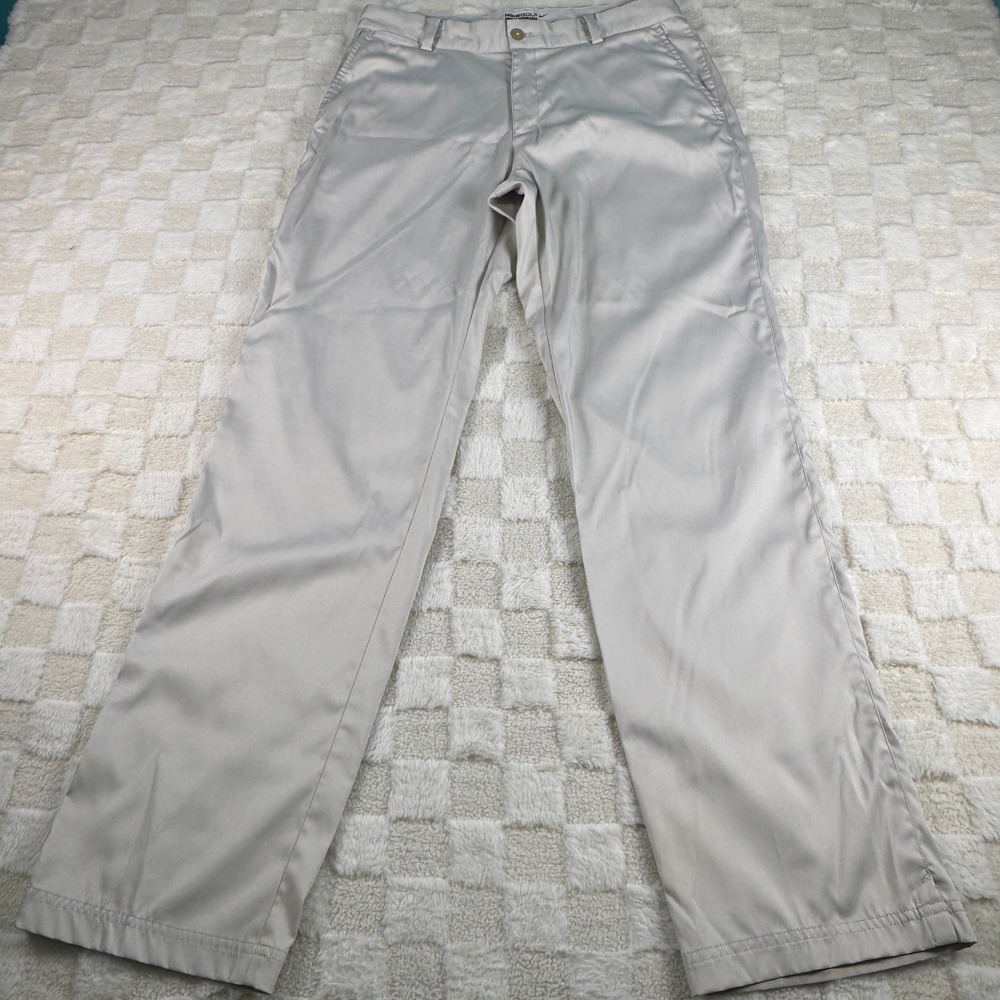Nike Golf Tour Performance Dri-FIT Pants Mens 30x32 Tan Flat Front Trousers